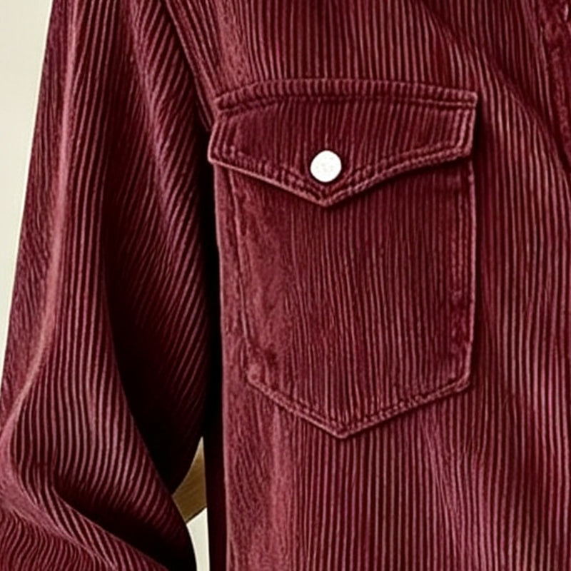 Bestseller🏆 Flap-Pocket Button-Front Top – Soft Ribbed Knit